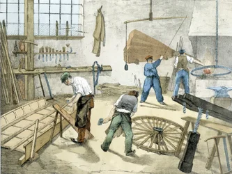 Jansons Lithographie, 19. Jahrhundert