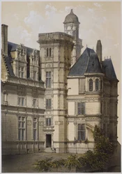 Hotel von Anjou, Angers, Illustration aus 