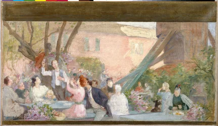 Skizze für das Rathaus von Bagnolet: Ein Toast