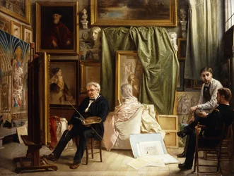 Das Atelier des Künstlers