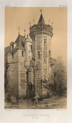 Pl. 28, Schloss De La Verdiere Ille en Vilaine, veröffentlicht 1860