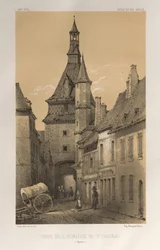 Pl. 42, Uhrturm von St. Fargeau Yonne, 1860