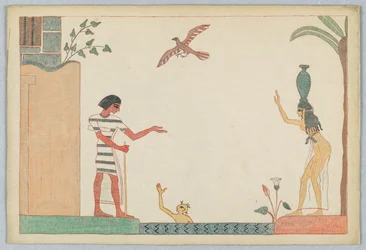 Das Kind und der Schulmeister, Illustration zu Äsops Fabeln