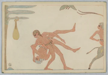 Die Diebe und der Esel, Illustration zu Äsops Fabeln