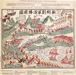Die Ankunft französischer Truppen in der Bucht von Haiphong im Juni 1884