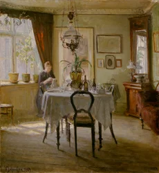 Sonnenlicht im Speisesaal, 1889