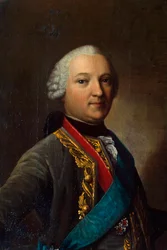Porträt von Caspar von Saldern, Mitte des 18. Jahrhunderts