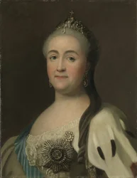 Porträt von Kaiserin Katharina II 1729-1796