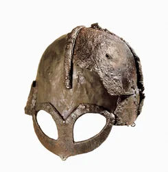 Wikingerhelm Gjermundbu, gefunden in Ringerike, Norwegen