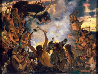 Das Steinzeitalter. Ein Fest, 1883