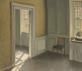 Schlafzimmer, Strandgade 30, 1906