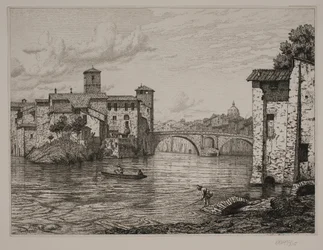 Partie bei Ponte Rotto in Rom