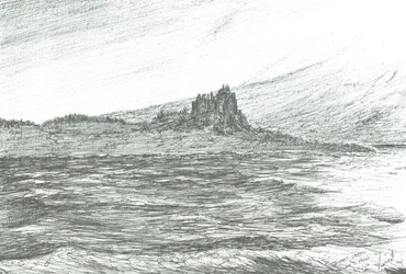 Duart Castle von der Fähre, 2007