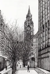 Rathaus Manchester von Deansgate, 2007