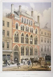 Crosby Hall bei Nr. 95 Bishopsgate, City of London, 1860