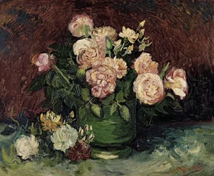 Rosen und Pfingstrosen, 1886