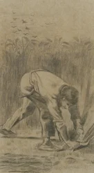 Der Schnitter nach Millet, 1880