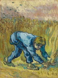 Der Schnitter nach Millet, 1889