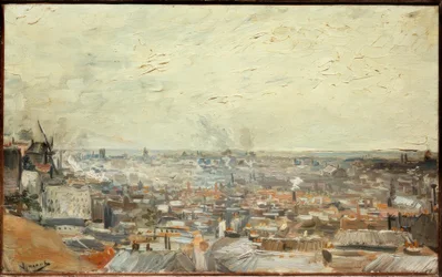 Blick auf Paris vom Montmartre