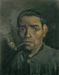 Kopf eines Mannes, 1884-1885