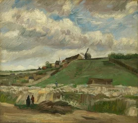 Hügel von Montmartre mit Steinbruch