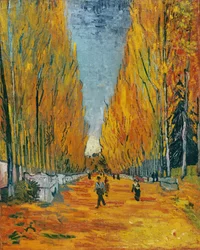 Die Allee des Alyscamps, Arles, 1888