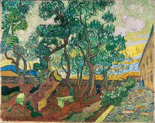 Der Garten des Hospitals Saint-Paul