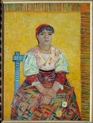 Die Italienerin oder Porträt von Agostina Segatori, Wirtin eines Pariser Kabaretts