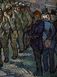 Der Gefängnishof (Detail)