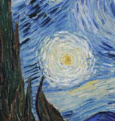 Die Sternennacht (Detail)