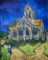 Die Kirche in Auvers-Sur-Oise, Ansicht vom Chor