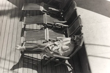 Passagier an Bord des Kreuzfahrtschiffs 