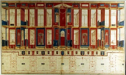 Pompejanische Wanddekorationen