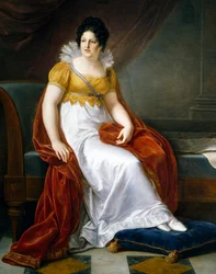 Porträt von Maria Luisa von Spanien, Herzogin von Lucca