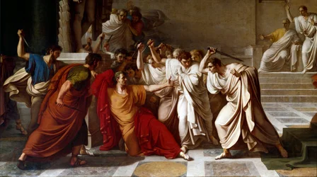 Der Tod des Julius Cäsar, Detail