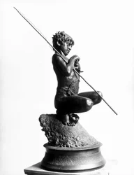 Der kleine Fischer (Bronze)