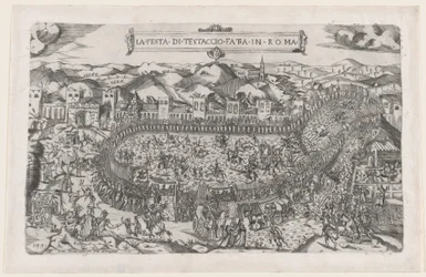 Speculum Romanae Magnificentiae: Karnevalsspiele auf dem Monte Testaccio in Rom