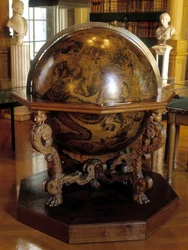 Der Himmelsglobus von Coronelli zum Meridian von Gatellier. Dieser Globus wurde vom Franziskanermönch Vincenzo Coronelli (1650-1718) hergestellt. Institut de France Paris.