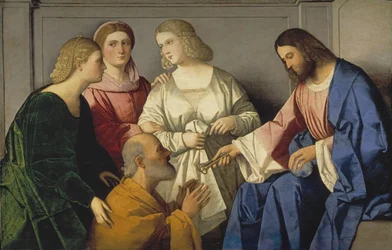 Christus übergibt Petrus die Schlüssel