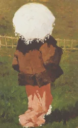 Frau mit Sonnenschirm