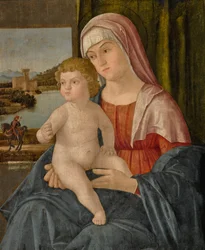 Carpaccio - Madonna und Kind, Perocco 21