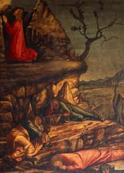 Jesus im Garten Gethsemane oder Gebet im Garten