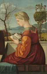 Die lesende Jungfrau, um 1505.