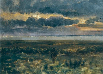 Sonnenuntergang über dem Meer