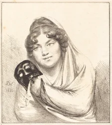 Mädchen mit Maske
