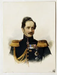 Porträt des Prinzen Alexey Fyodorovich Orlov