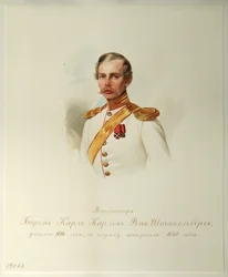 Porträt von Baron Karl Karlovich von Stackelberg (Aus dem Album der Kaiserlichen Leibgarde)