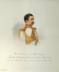 Porträt von Graf Heinrich Cyprianovich von Kreutz (Aus dem Album der Kaiserlichen Leibgarde)