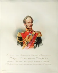 Porträt von General Pyotr Alexandrovich Chicherin (aus dem Album der kaiserlichen Leibgarde)