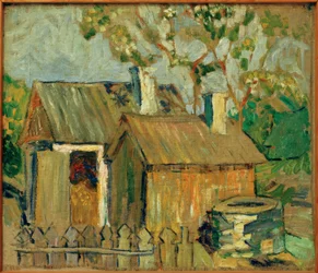 Landschaft mit Blumen